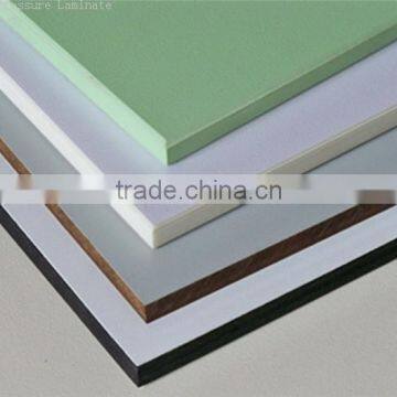 1220*2440mm plain color decorative hpl compact laminate house