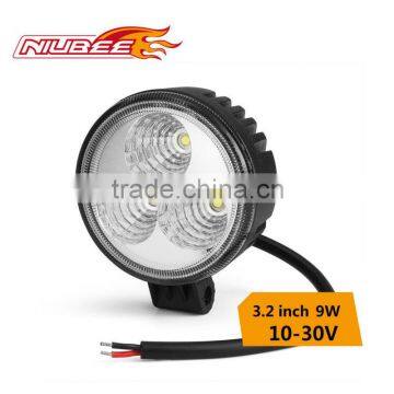 car led work light 9w 3.2 inch with 3x3wepistar chips