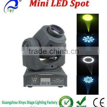 adj 12W led mini spot gobo moving head stage disco light