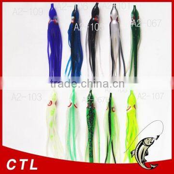 Chentilly03 CHSOFT3-120-4.5 12cm 4.5g Colorful Silicone Octopus Skirt Lure Fishing Bait