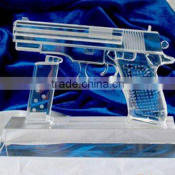 Top quality crystal gun model