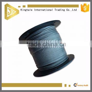 Competitive Price 1x19 8mm 10mm 12mm Galvanized 316 Stainless Steel Wire Cable photo-2