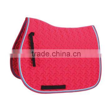 Luxury red anti slip dressage saddle pad