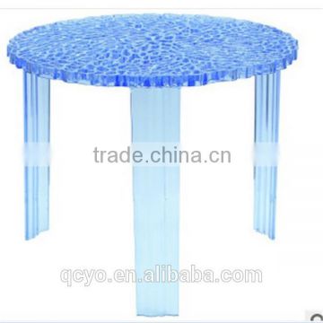 customized crystal acrylic table for dinning