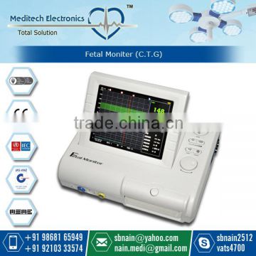 Advance Accurate CTG Fetal Monitor for Fetal Heart Rate Measurement Available at Market Price