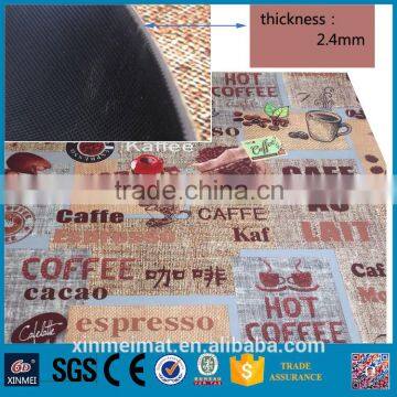 coffee photo kitchen plastic floor mat for home