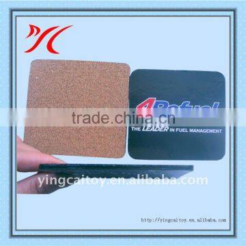 cork coaster;mdf coaster with cork bottom; customer coaster with box