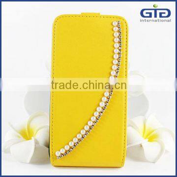 [GGIT] Flip With Pearl for Samsung S5 Mobile Phone Cover photo-1