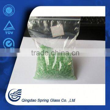 Colored Crushed Glass Chipping For Swimming Pool Good Quality