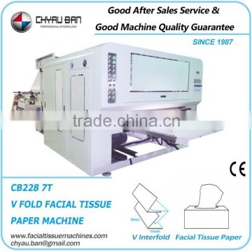 Box Facial Paper Tissue Interfold Machine Line for Product