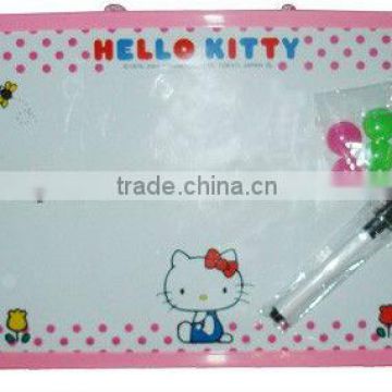 Lanxi xindi Dry eraser magnetic white board,plastic colorful drawing whiteboard