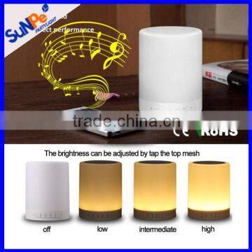 2016 Hot Sale Made in China Product Metal Wireless Portable Bluetooth Speaker Lamp