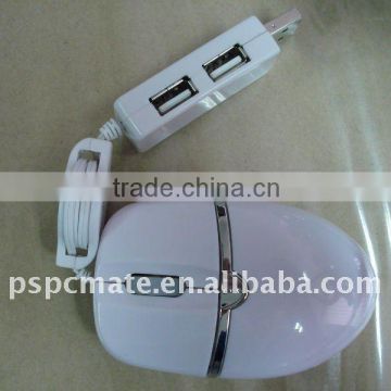 computer multifunction mouse with usb hub