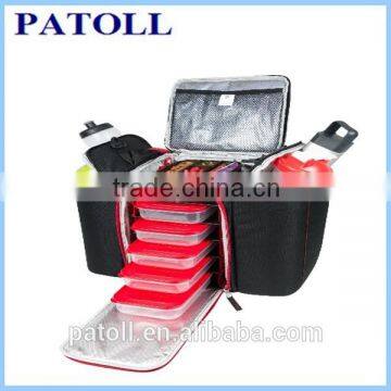 China manufacturer 6 pack beer polyester promotional foldable lunch custom can bag in box wine cooler ,insulin cooler bag