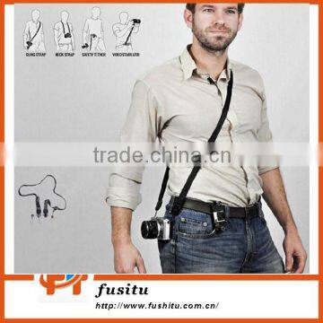 Black Adjustable Quick Release Camera Leash Camera Strap Sling for GoPro Hero 3+/3/2/1 photo-5