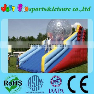 inflatable ramp zorb ball