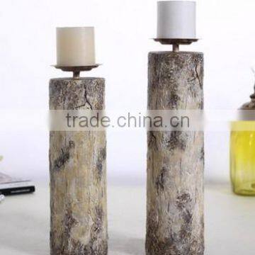 2015 new style Retro and Europe resin antique candle holders for wedding decorations from China