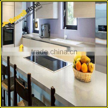 Precut snow white quartz countertops, bathroom snow white quartz vanity top