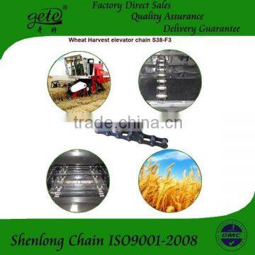 supply best wheat elevator chain --S38 with F3 side attachments