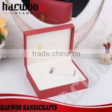 Beautiful paper wallet box ,red cufflink box