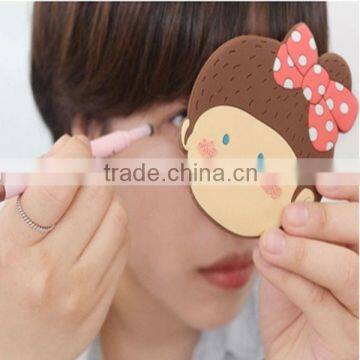 2014 Hot Cheap Fancy Small Cosmetic Silicone Mirror for Girls
