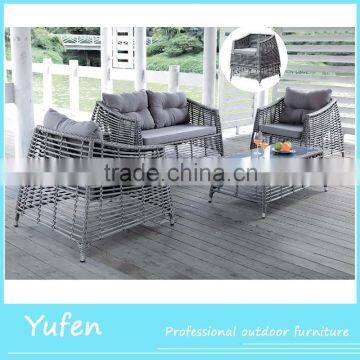 Modern simple rattan outdoor furniture sofa set design