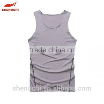 Quick dry 100% Polyester cheap sport clothes for men's sport vest