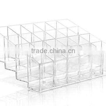 Receive a Box Transparent Cosmetics Receive 24 Lipstick Box of Make-up Cosmetics Desktop photo-2