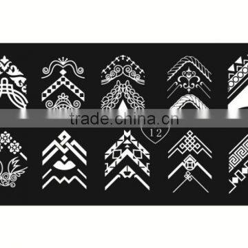 New arrival nail stamping plates Various Designs optional stamp template Nail Art Image stamper Plates