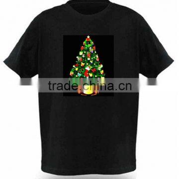 EL t-shirt for Christmas,el Christmas tree T-shirt