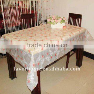 Decorative flower design EVA tablecloth