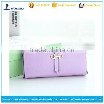 wholesale 2015 good quality PU leather women wallet