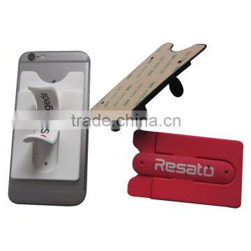 Silicone Cell Phone Card Holder With Stand photo-4