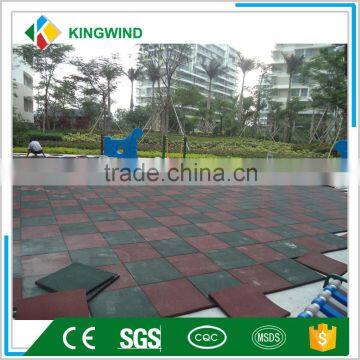 safety rubber flooring paver/tile for Sports facilities