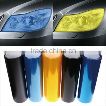 Hot sale glossy color change car headlight / fog light car light sticker