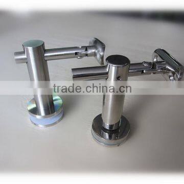 China Manufacturer Balcony Glass Mount Top Handrail Bracket Flexible photo-2