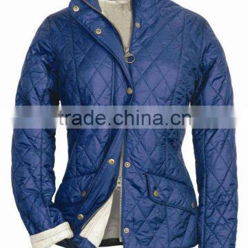 woman quilted jacket