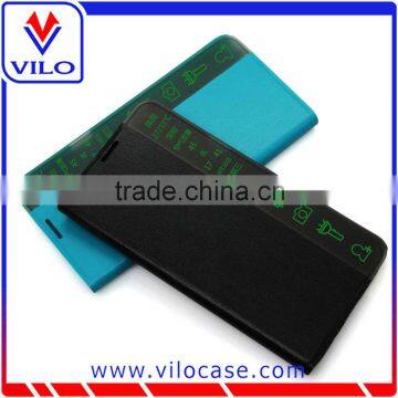 New Arrival Ultra Thin Leather Smart Case With View Window on Side for Samsung Note 5 photo-5