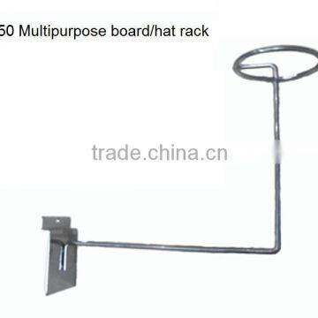 Clip Rectangle Hanging Hat Display Shelf photo-5