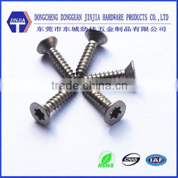 m3.5*18 stainless steel countersunk head torx self tapper screws