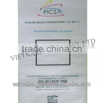 kraft and pp lamination bag, paper and pp bag, paper and pp compound bag, paper laminated pp woven bag made in Vietnam