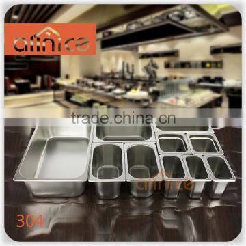 LFGB & FDA Approve Heavy Duty 18/8 Stainless Steel #304 gn pan restaurant food container Gn Pan Gn Container Catering Food