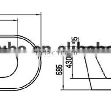 Australia Acrylic Bathtub,paint Bathtub,one End Vertical Freestanding Bathtubs photo-3