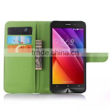 Wholesale Price Leather Wallet Flip Case For Asus Zenfone 2 Laser ZE500KL Case