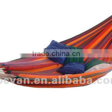 Cotton Canvas Hammock with Rainbow Colour