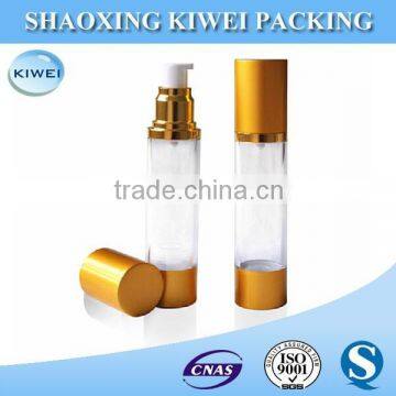 bottle plastic gold color aluminum cover