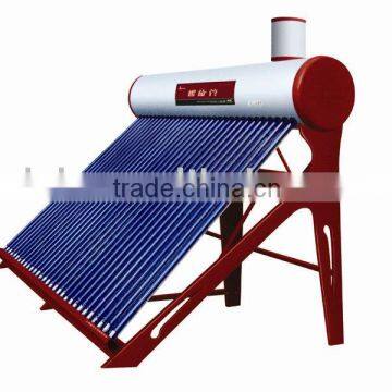 Pressurized Solar Water Heater With Copper Coil