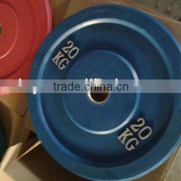 Colored pure Rubber bumper plates