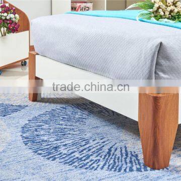 Modern Wooden Shining White Eco Friendly Single Bedroom Set Furniture/chilldrenn Bedroom Furniture Set photo-3