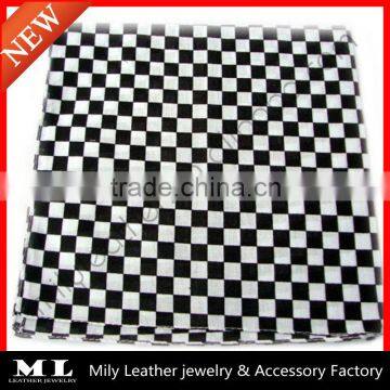 Fashion grid Digital Printed cotton Handkerchief